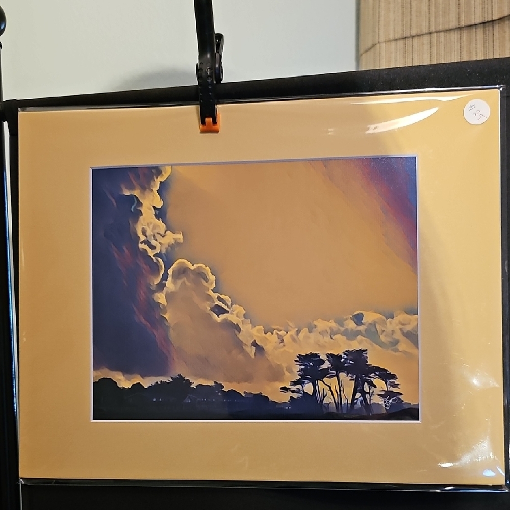 Impending Storm High Quality  Matted Photograph